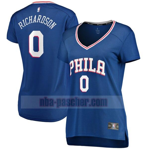 Maillot Philadelphia 76ers Femme Josh Richardson 0 icon edition Bleu