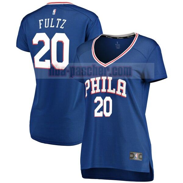 Maillot Philadelphia 76ers Femme Markelle Fultz 20 icon edition Bleu