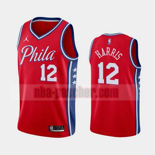 Maillot Philadelphia 76ers Homme Tobias Harris 12 2020-21 Statement Rouge