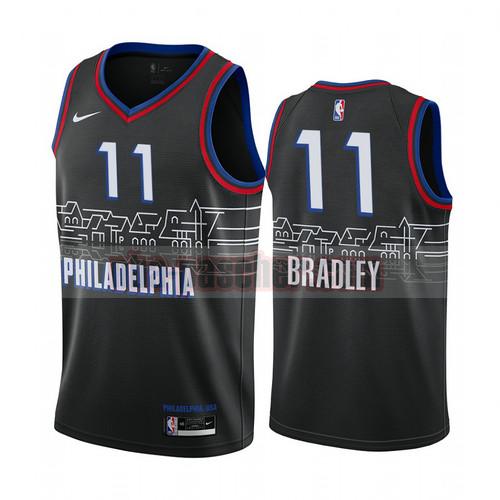 Maillot Philadelphia 76ers Homme Tony Bradley 11 Édition City 2020-21 Noir