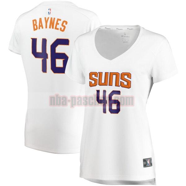 Maillot Phoenix Suns Femme Aron Baynes 46 association edition Blanc