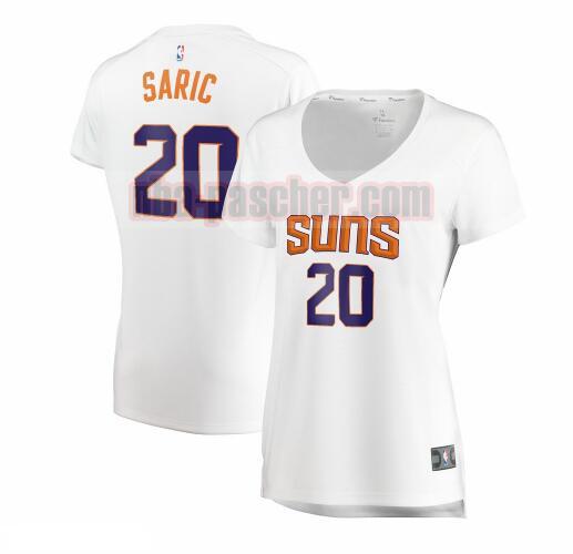 Maillot Phoenix Suns Femme Dario Saric 20 association edition Blanc