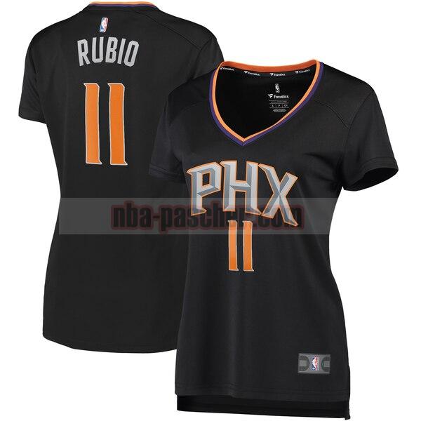 Maillot Phoenix Suns Femme Ricky Rubio 11 statement edition Noir