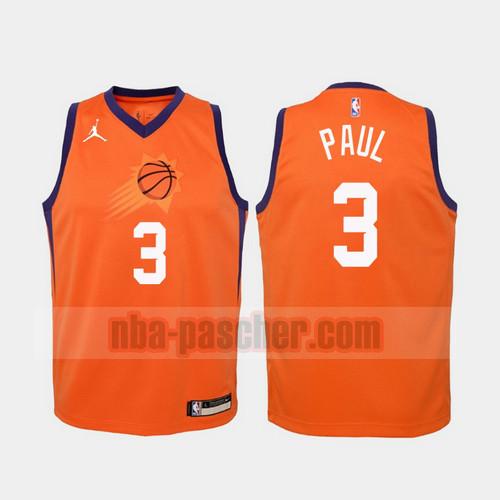 Maillot Phoenix Suns Homme Chris Paul 3 2020-21 Statement Orange