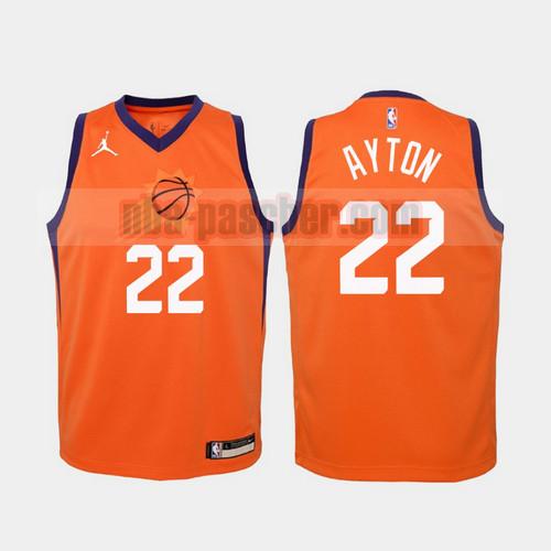 Maillot Phoenix Suns Homme Deandre Ayton 22 2020-21 Statement Orange