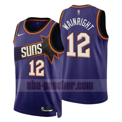 Maillot Phoenix Suns Homme Ishmail Wainright 12 2022-2023 Icon Edition Pourpre