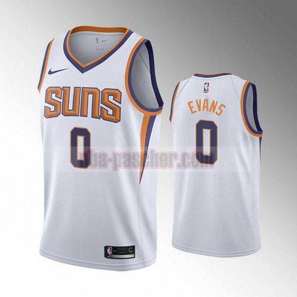 Maillot Phoenix Suns Homme Jawun Evans 0 2020-21 Temporada Statement blanc