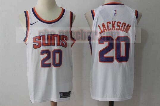 Maillot Phoenix Suns Homme Josh Jackson 20 Basketball Blanc