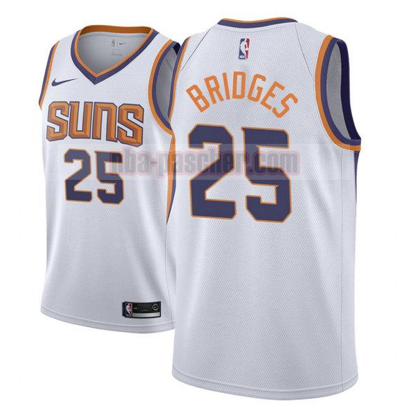 Maillot Phoenix Suns Homme Mikal Bridges 25 2020-21 Temporada Statement blanc