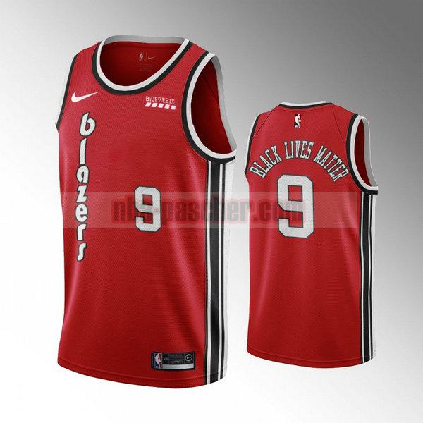 Maillot Portland Trail Blazers Homme Nassir Little 9 2019-2020 Rouge