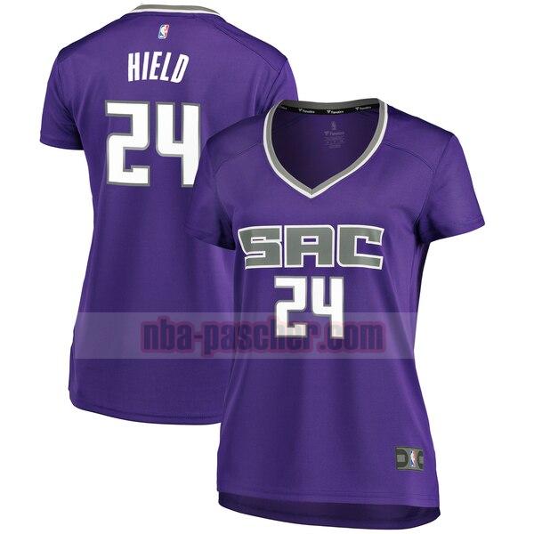 Maillot Sacramento Kings Femme Buddy Hield 24 icon edition Pourpre