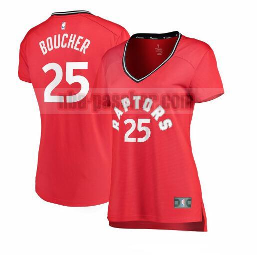 Maillot Toronto Raptors Femme Chris Boucher 25 icon edition Rouge