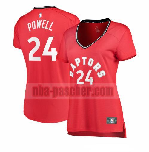Maillot Toronto Raptors Femme Norman Powell 24 icon edition Rouge