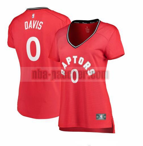 Maillot Toronto Raptors Femme Terence Davis 0 icon edition Rouge