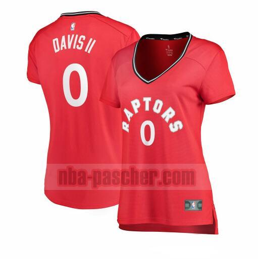 Maillot Toronto Raptors Femme Terence Davis II 0 icon edition Rouge