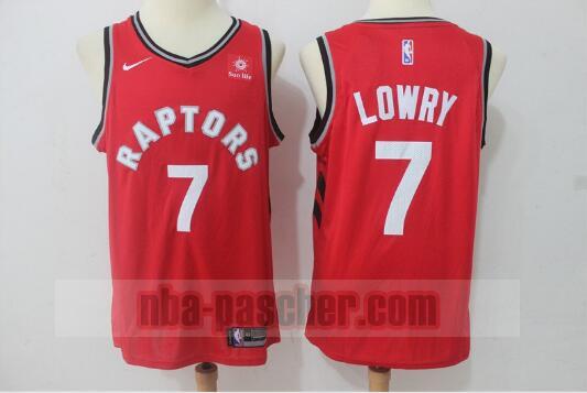 Maillot Toronto Raptors Homme Kyle Lowry 7 Rouge