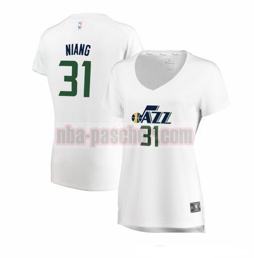 Maillot Utah Jazz Femme Georges Niang 31 association edition Blanc