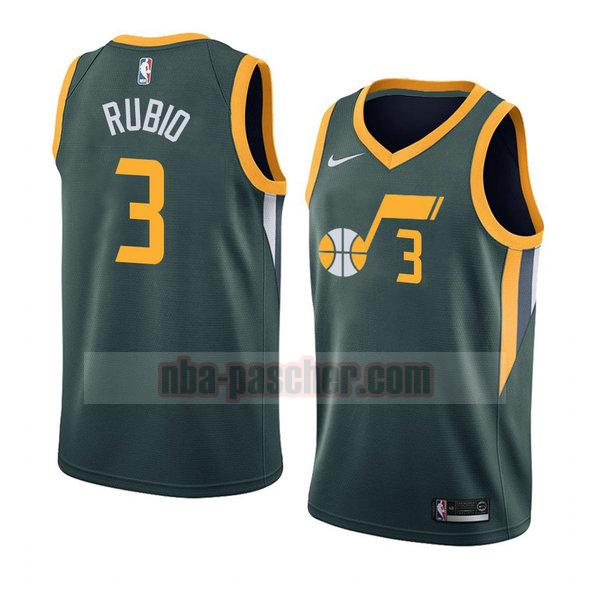 Maillot Utah Jazz Homme Ricky Rubio 3 2020-21 Temporada Statement Vert