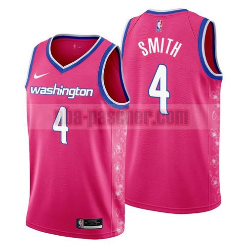 Maillot Washington Wizards Homme Ish Smith 4 2022-2023 City Edition rosa