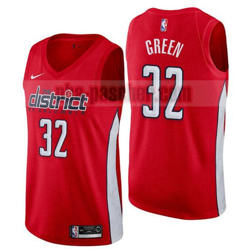 Maillot Washington Wizards Homme Jeff Green 32 Earned 2019 Rouge