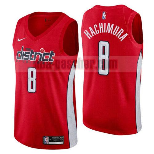 Maillot Washington Wizards Homme Rui Hachimura 8 Earned 2019 Rouge