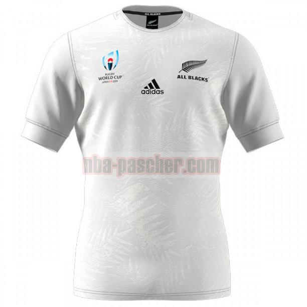Maillot de foot rugby All Blacks 2019 Homme Y3 Exterieur