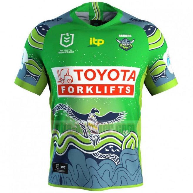 Maillot de foot rugby Canberra Raiders 2021 Homme Indigenous