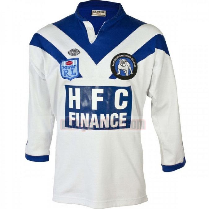 Maillot de foot rugby Canterbury Bankstown Bulldogs 1985 Homme Domicile