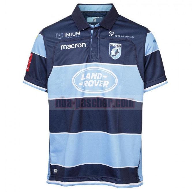 Maillot de foot rugby Cardiff Blues 2018-2019 Homme Domicile