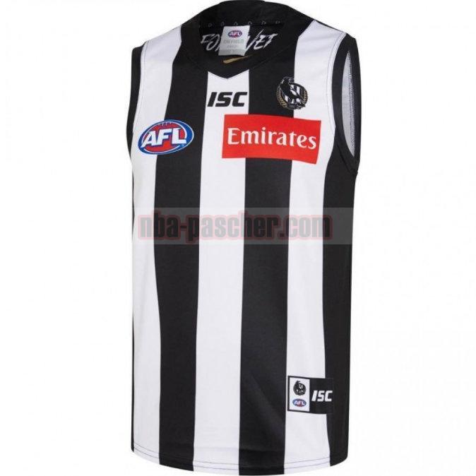 Maillot de foot rugby Collingwood Magpies 2019 Homme Domicile