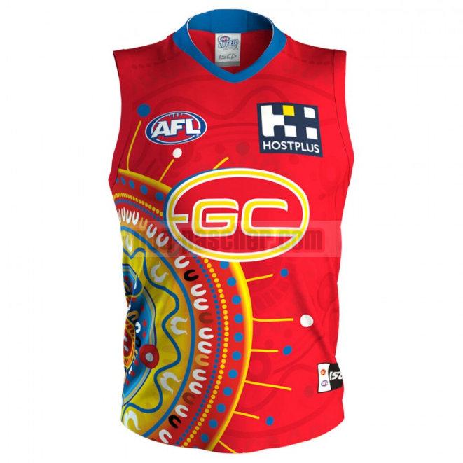 Maillot de foot rugby Gold Coast Suns 2020 Homme Indigenous Guernsey