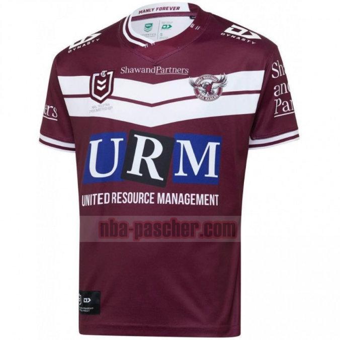 Maillot de foot rugby Manly Warringah Sea Eagles 2020 Homme Domicile
