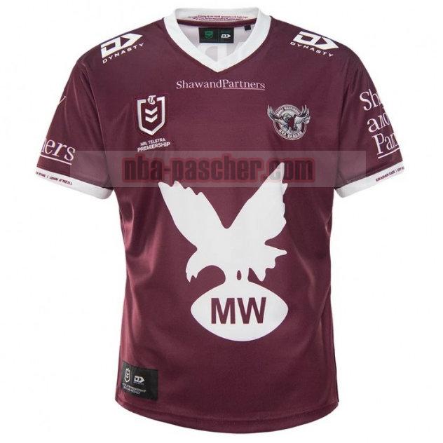Maillot de foot rugby Manly Warringah Sea Eagles 2021 Homme Heritage