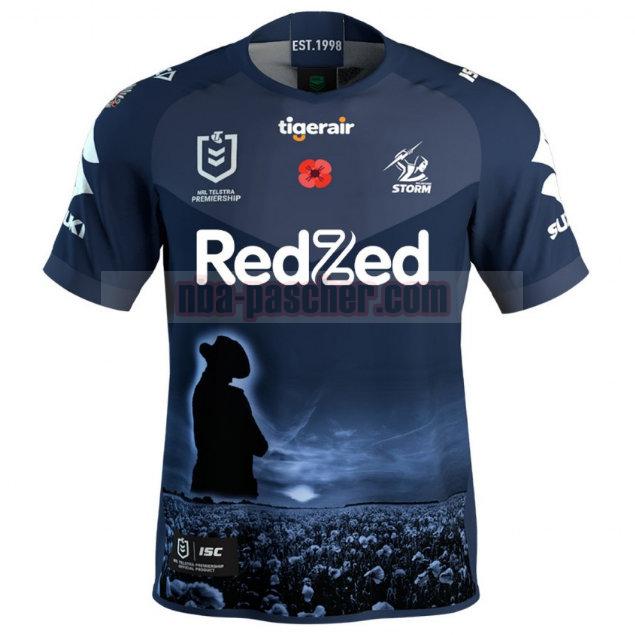 Maillot de foot rugby Melbourne Storm 2020 Homme Anzac