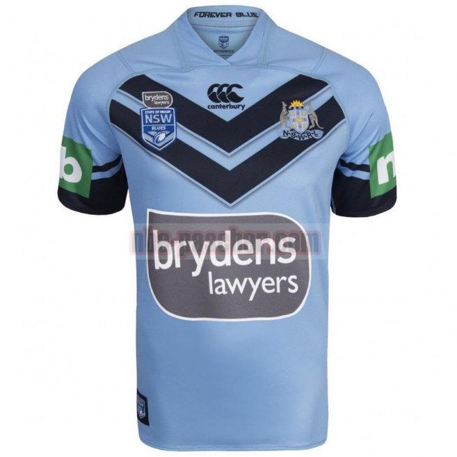 Maillot de foot rugby NSW Blues 2018 Homme Domicile