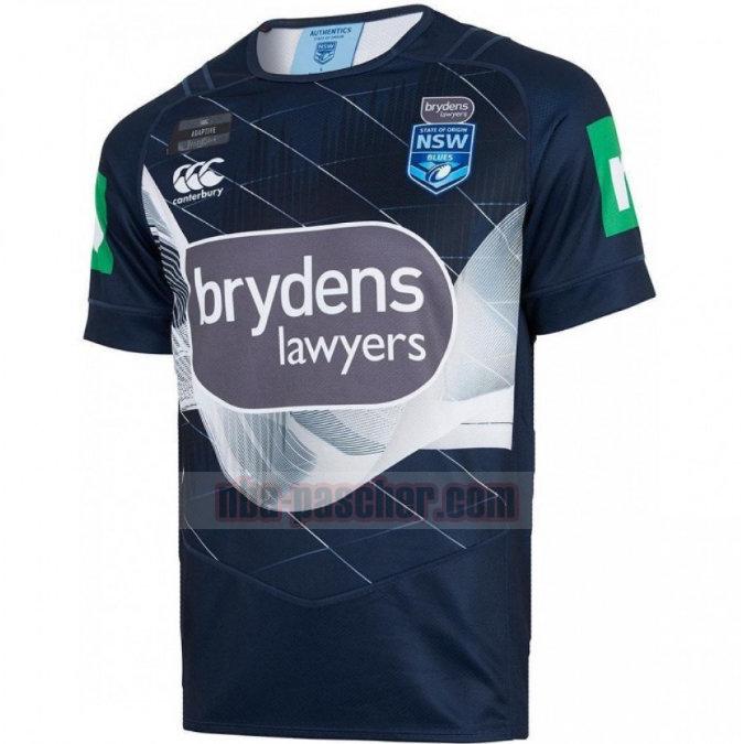 Maillot de foot rugby NSW Blues 2018 Homme Formazione