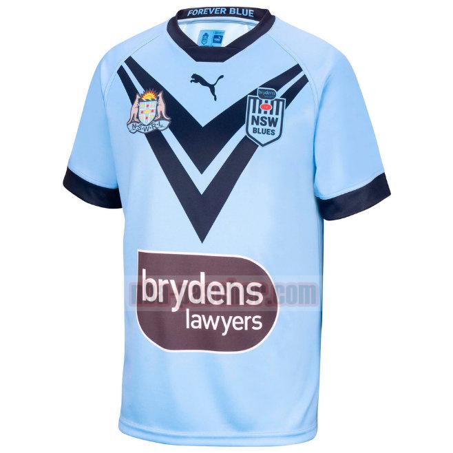Maillot de foot rugby NSW Blues 2021 Homme Domicile