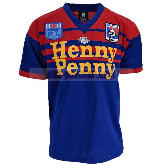 Maillot de foot rugby Newcastle Knights 1988 Homme Domicile