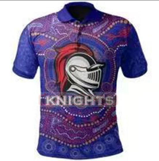Maillot de foot rugby Newcastle Knights 2021 Homme Polo