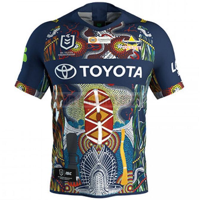 Maillot de foot rugby North Queensland Cowboys 2019 Homme Indigenous