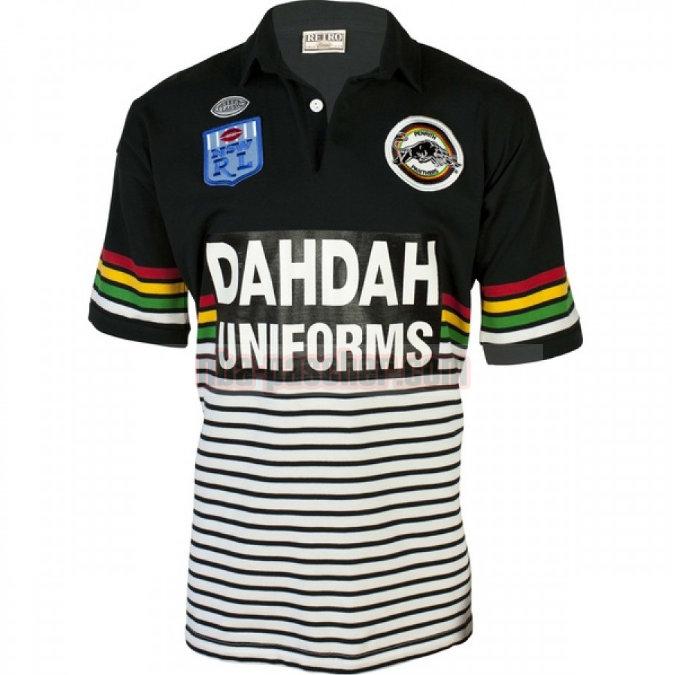 Maillot de foot rugby Penrith Panthers 1991 Homme Domicile