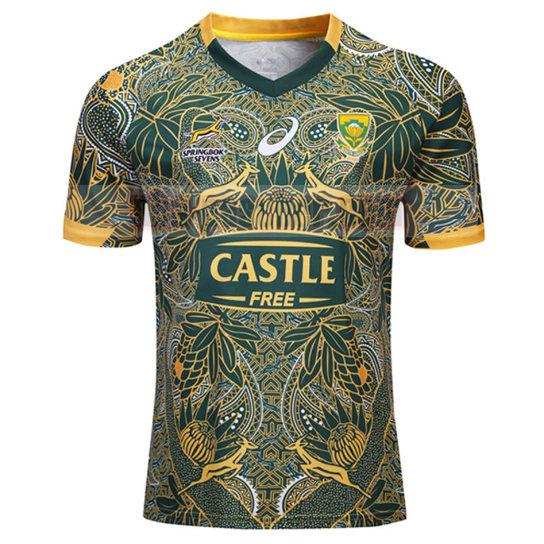Maillot de foot rugby South Africa 100TH Homme Commemorative