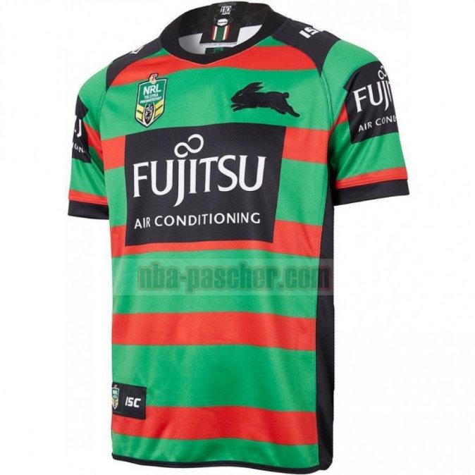 Maillot de foot rugby South Sydney Rabbitohs 2018 Homme Domicile
