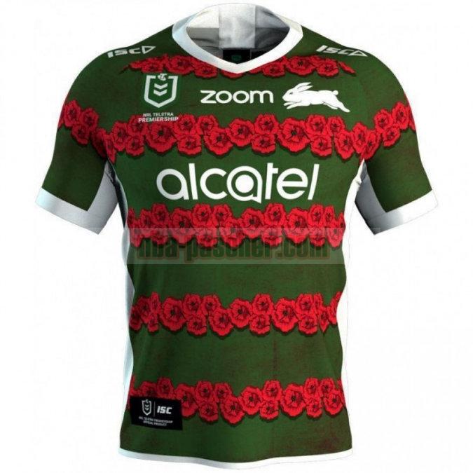 Maillot de foot rugby South Sydney Rabbitohs 2019 Homme Commemorative