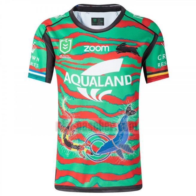 Maillot de foot rugby South Sydney Rabbitohs 2021 Homme Indigenous