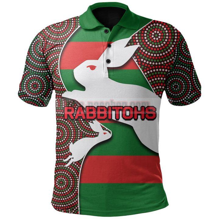 Maillot de foot rugby South Sydney Rabbitohs 2021 Homme Polo