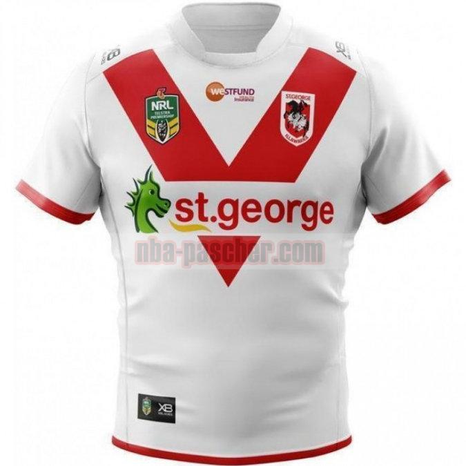Maillot de foot rugby St George Illawarra Dragons 2018 Homme Domicile