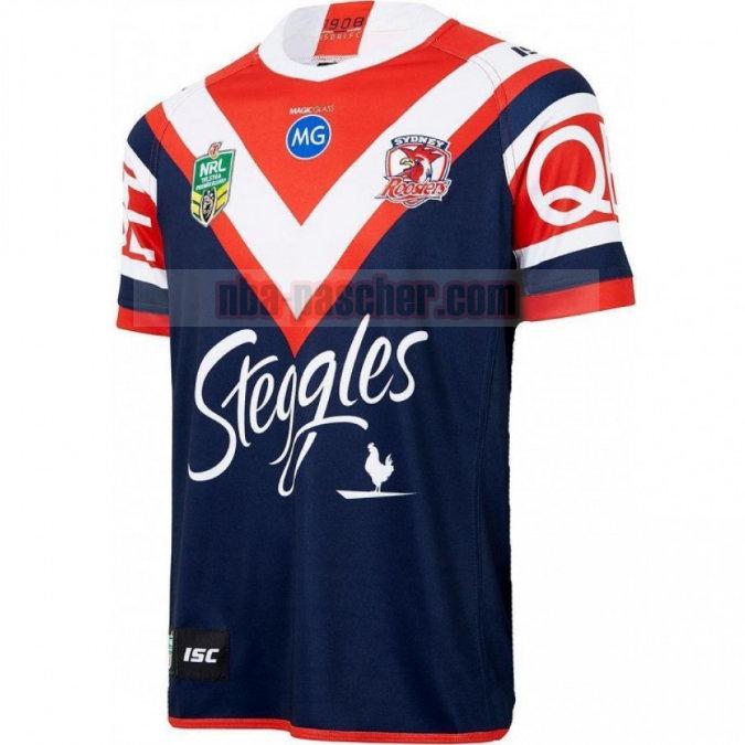 Maillot de foot rugby Sydney Roosters 2018 Homme Domicile