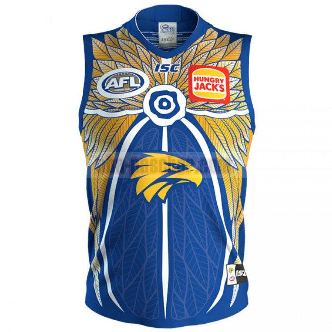 Maillot de foot rugby West Coast Eagles 2019 Homme Indigenous