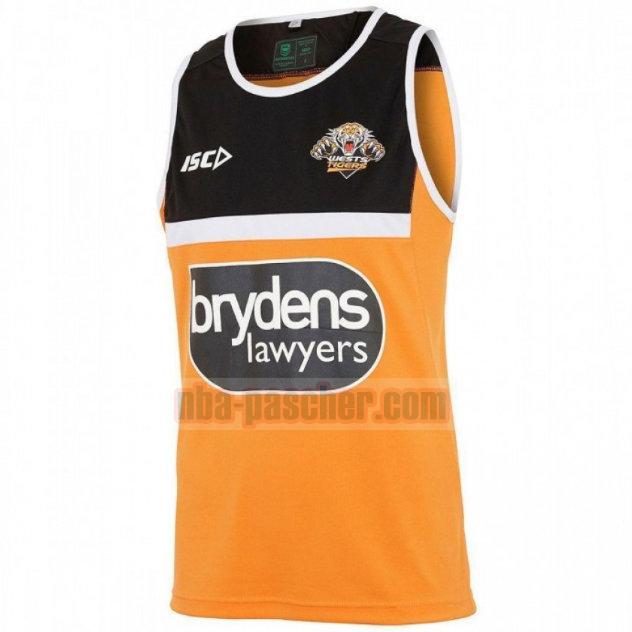 Maillot de foot rugby Wests Tigers 2018 Homme Formazione